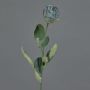 False rose FREIDA, Eco Collection, grey-light blue, 24"/60cm, Ø1.6"/4cm
