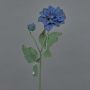 False flower Dahlia GINGER, Eco Collection, royal blue, 24"/60cm, Ø4"/10cm