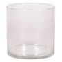 SANYA OCEAN cylindrical glass candle holder, clear, 12 cm, Ø12 cm