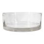 Glass bowl VERA OCEAN, clear, 8cm, Ø20cm