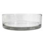 VERA OCEAN glass fruit bowl, clear, 8 cm, Ø25 cm