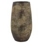 AROON ceramic flower vase with a grainy finish, antique green, 40 cm, Ø22 cm