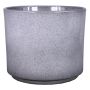 Ceramic flowerpot BELUNA, light grey, 10"/24,5 cm, Ø11"/29cm