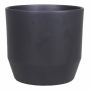 Ceramic flower pot LENAS, anthracite matt, 6"/16cm, Ø7"/17,5cm