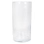 Cylindrical glass vase SANYA OCEAN, clear, 16"/40cm, Ø7"/19cm