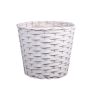 AHMANIU flower basket, white, 18cm, Ø22cm