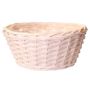 Planter basket NAZARIO, white, 5.1"/13cm, Ø10"/26cm