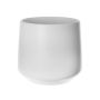 Ceramic planter ZIOKA, matt-white, 10.2"/26cm, Ø11.4"/29cm