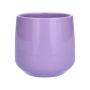 Ceramic planter ZIOKA, purple, 10.2"/26cm, Ø11.4"/29cm