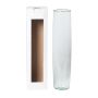 Floor glass vase MANRESA, transparent, 20"/50cm, Ø4.5"/11.5cm