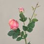 Artificial rose CARUSA, pink, 80 cm, Ø8 cm