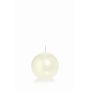 Ball candle MAEVA, ivory, Ø2.4"/6cm, 10h - Made in Germany