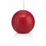 Ball candle MAEVA, dark red, Ø2.4"/6cm, 10h - Made in Germany