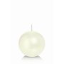 Ball candle MAEVA, ivory, Ø3.1"/8cm, 25h - Made in Germany