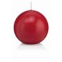 Ball candle MAEVA, dark red, Ø3.1"/8cm, 25h - Made in Germany