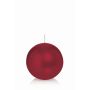 Ball candle MAEVA, bordeaux, Ø3.1"/8cm, 25h - Made in Germany