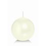Ball candle MAEVA, ivory, Ø4"/10cm, 46h - Made in Germany