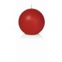 Ball candle MAEVA in cellophane foil, red, Ø2.8"/7cm, 25h - Made in Germany