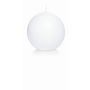 Ball candle MAEVA in cellophane foil, white, Ø2.8"/7cm, 25h - Made in Germany
