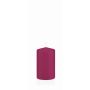 Votive candle / pillar candle MAEVA, magenta, 4"/10cm, Ø2.4"/6cm, 33h - Made in Germany