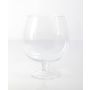 Globe vase / brandy glass LIAM with base, clear, 9.4"/24cm, Ø7.5"/19cm
