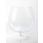 Globe vase / brandy glass LIAM with base, clear, 15"/38cm, Ø11.4"/29cm