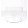 Cylinder vase SANSA EARTH of glass, clear, 5.9"/15cm, Ø7.3"/18,5cm