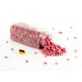 Decorative gravel ASLAN, glossy red, 5-10mm, 605ml bottle, manufactured in Germany