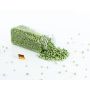 Decorative pearls/Clay pebbles PERLA, glossy apple-green, 2-8mm, 605ml bottle, manufactured in Germany