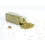Decorative gravel ASLAN, metallic gold, 3-8mm, 605ml bottle, manufactured in Germany