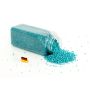 Decorative pearls SAMMY, floating, glossy turquoise, 2-4mm, 605ml bottle, manufactured in Germany