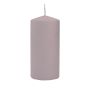 Pillar candle LYCANTHIA, Frosted Pastel, mauve, 5.9"/15cm, Ø 2.8"/7cm, 63h