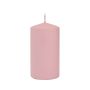 Pillar candle LYCANTHIA, Frosted Pastel, antique pink, 5"/13cm, Ø 2.8"/7cm, 52h
