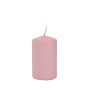 Pillar candle LYCANTHIA, Frosted Pastel, antique pink, 3.9"/10cm, Ø 2.4"/6cm, 33h