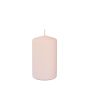 Pillar candle LYCANTHIA, Frosted Pastel, nude, 3.9"/10cm, Ø 2.4"/6cm, 33h