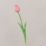 Faux tulip LONA, pink, 18"/45cm, Ø1.6"/4cm