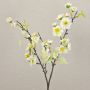 Artificial cherry blossom branch SOEY with blossoms, cream-white, 45cm, Ø2–4.5cm