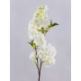 Artificial cherry blossom branch MATSUDA with blossoms, cream-white, 80 cm, Ø6–11 cm