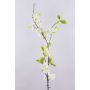 Decorative cherry blossom branch VALESKA, flowering, white, 3ft/105cm
