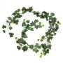 Decorative ivy garland TILL, crossdoor, green, 7ft/205cm