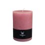 Pillar candle AURORA, antique pink, 5.5"/14cm, Ø4"/10cm, 100h - Made in Germany