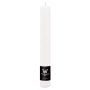 Dinner candle AURORA, white, 8"/20cm, Ø1.4"/3.5cm, 23 hours - Made in Germany