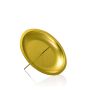 KRISTOFFER metal candle holders for Advent wreaths, for candles approx. Ø6cm, gold, 10cm, Ø12cm
