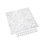 Room divider panels LUCIE, lines, clear, set of 4, 12"/30cm