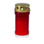 Grave light AMONIA with lid, red-white, 5.7"/14,5cm, Ø2.8"/7cm, 60h