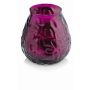 Lantern MAYELA filled with wax, pink, 4.1"/10,5cm, Ø4"/10cm, 48h
