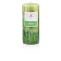 Rustic scented candle ASTRID, Fresh Apple, apple green, 5.1"/13cm, Ø2.7"/6,8cm, 60h