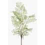 Decorative maidenhair fern branch ROBIN, green, 20"/50cm
