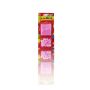 Birthday candles LULUNA with 20 candles and 20 holders, pink, 6,5cm, Ø0,5cm