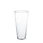 Conical glass vase CONNY, transparent, 16"/40 cm, Ø 6"/15 cm